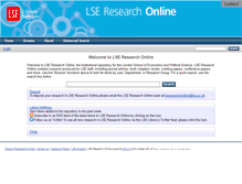 Tablet Screenshot of eprints.lse.ac.uk