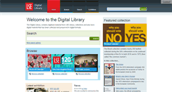 Desktop Screenshot of digital.library.lse.ac.uk