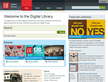 Tablet Screenshot of digital.library.lse.ac.uk