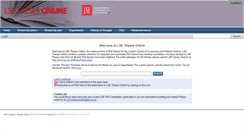 Desktop Screenshot of etheses.lse.ac.uk